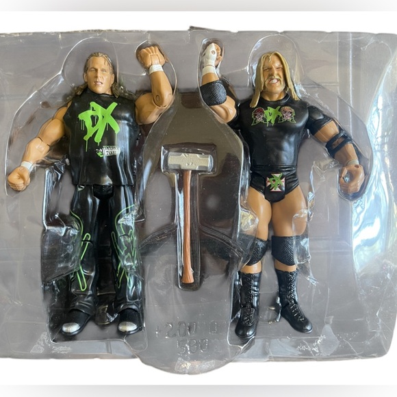 WWE Jakks 2003 Shawn Michaels Triple H HHH DX Lot Figures - Picture 1 of 5